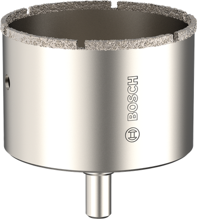 Serra copo de lâminas Bosch 74 x 40 mm para corte de azulejos.